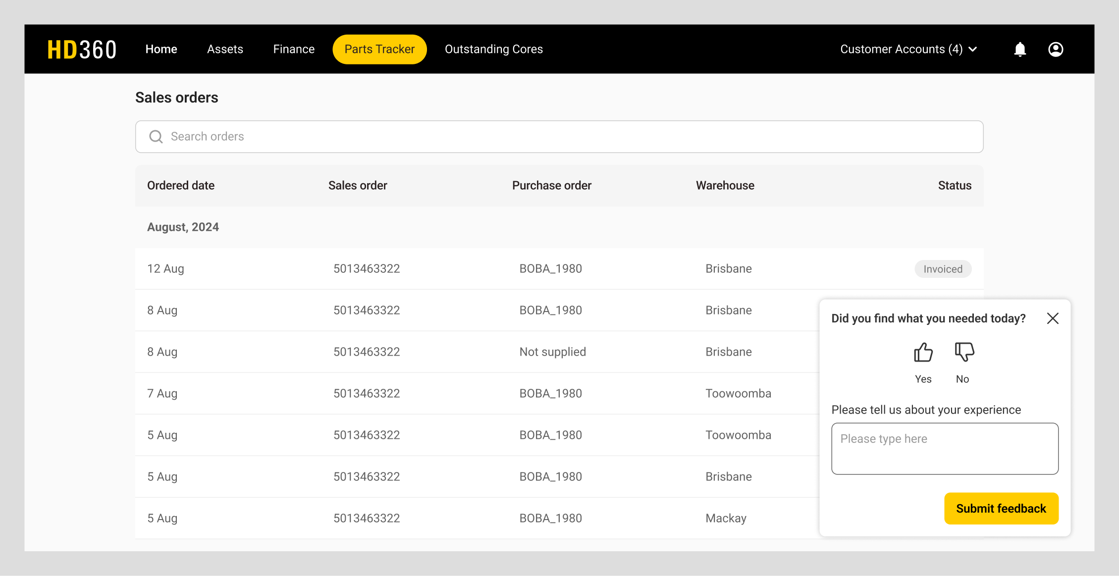 Parts Tracker Proof of Concept